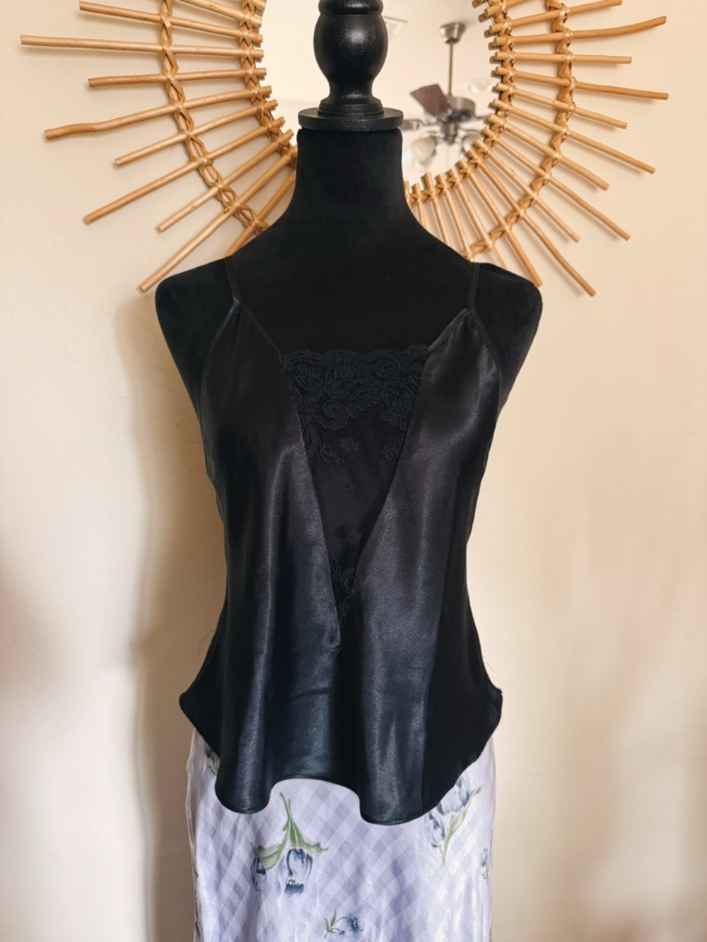 Vintage Frederick’s of Hollywood Silky Lace Cami